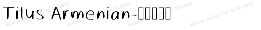 Titus Armenian字体转换